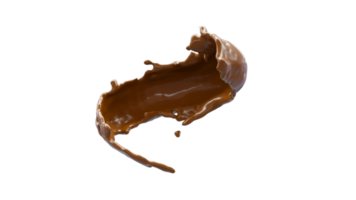 Chocolate Splash with Droplets png