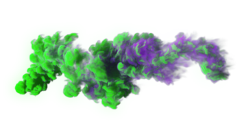kleurrijke rook explodeert png-ontwerp png
