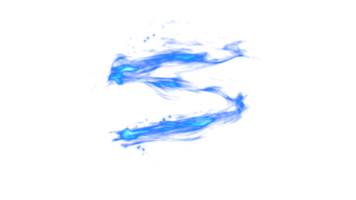 Blue Fire FX for Game PNG Design
