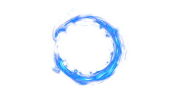 Blue Fire FX for Game PNG Design