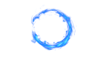 Blue Fire FX for Game PNG Design