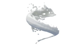 Milk Splash with Droplets png