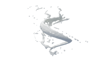 Milk Splash with Droplets png