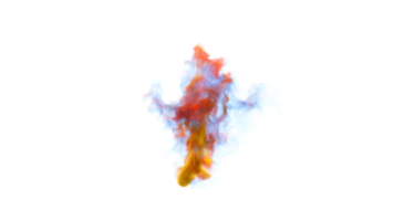 Colorful Smoke Explode PNG Design