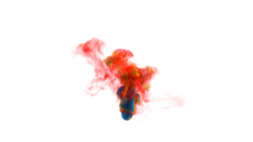 fumaça colorida explodir png design