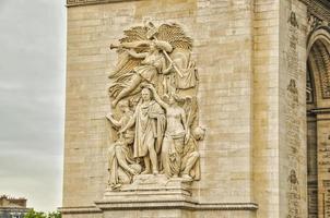 arco de triunfo etoile en paris foto