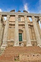 foro romano en roma, italia foto