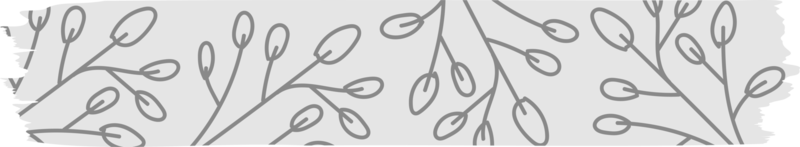 feuilles d'automne et formes organiques illustration de fond dessinée à la main png