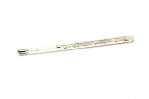 small medical thermometers isolate on white background. photo