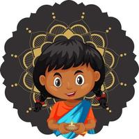 Indian Girl Character Vector Art, Icons, and Graphics for Free Download
