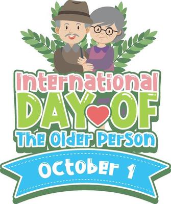 International Day for Older Person Poster Template