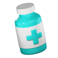 3D Medicine PNG Illustration