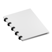 3d cuaderno png ilustración