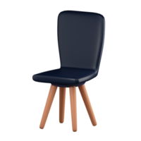 3D Caffe Chair PNG Illustration