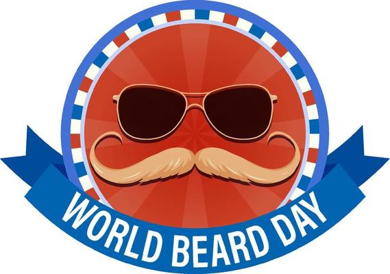 World beard day banner design