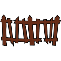 Haunted house Fence png