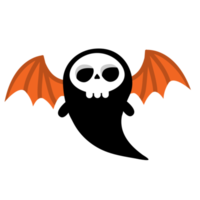 Halloween black Ghost element design png