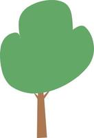 Cute tree collection vector