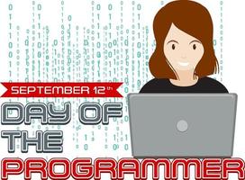 The Day of the Programmer Poster vector