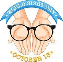 World Sight Day Poster Design vector