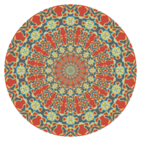 Abstract mandala pattern with circle shape png