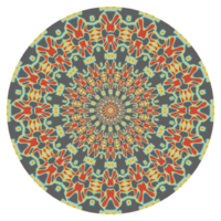 Abstract mandala pattern with circle shape png