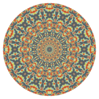 motif de mandala abstrait avec forme de cercle png
