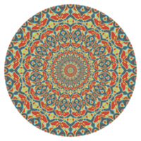 Abstract mandala pattern with circle shape png