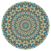 Mandala pattern with round shape png