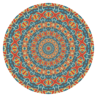 motivo mandala con forma rotonda png