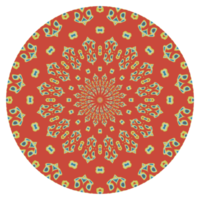 Mandala pattern with round shape png