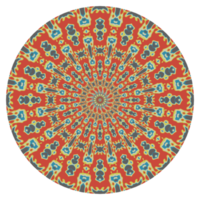 patrón de mandala con forma redonda png