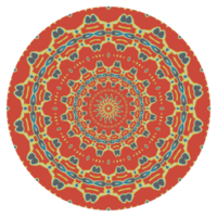 Mandala pattern with round shape png