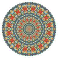 Mandala pattern with round shape png