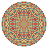 Mandala pattern with round shape png