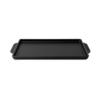 Iron cast grill pan cutout, Png file