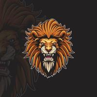 personajes del logotipo del león. ilustración vectorial vector