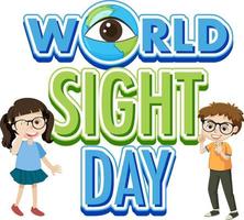 World Sight Day Poster Design vector