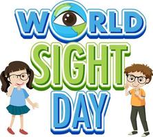 World Sight Day Poster Design vector