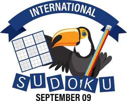 diseño de banner del día internacional del sudoku