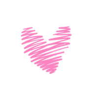 cuore astratto rosa png