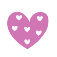 joli coeur violet png