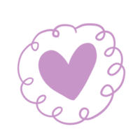 Cute Purple Heart png