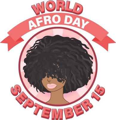 World Afro Day September 15 Banner Design