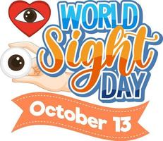 World Sight Day Concept Vector