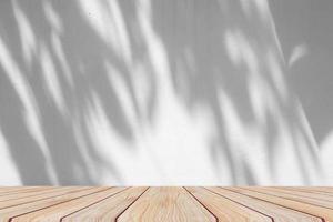 Wooden table background photo