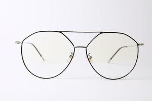 Eyeglass isolated on white photo