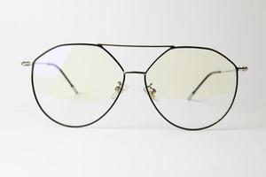 Eyeglass on white background photo