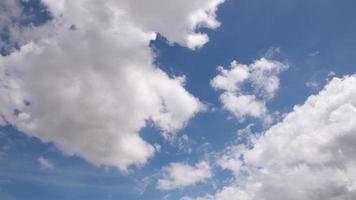 Blue sky with clouds photo