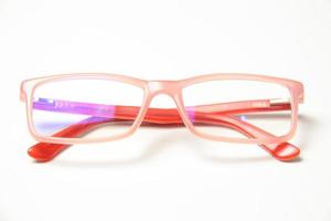 Eyeglasses isolated on white photo